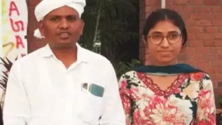 कांग्रेस नेता पोरलार खरते के साथ प्रियंका।