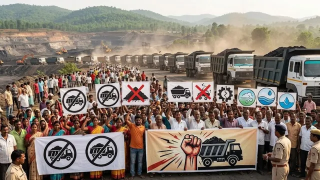 लातेहार में कोयला गाड़ियों की 'नो एंट्री' की मांग, 24 सितंबर से अनिश्चितकालीन सड़क जाम की चेतावनी
