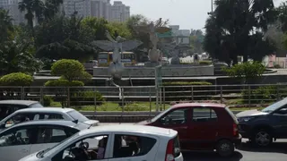 परी चौक का जाम दूर होने की उम्मीद टूटी। फोटो: आर्काइव