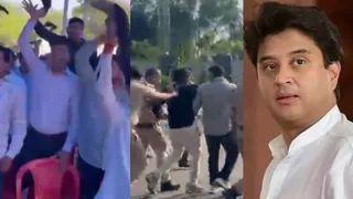 केंद्रीय मंत्री ज्योतिरादित्य सिंधिया के कार्यक्रम में हंगामा