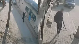 मनिसा के हाईस्कूल के सामने छात्र ने की गोलीबारी। (फोटो-सोशल मीडिया)