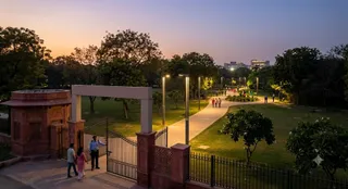 दिल्ली के डीडीए पार्कों में सूर्यास्त के बाद सुरक्षा व्यवस्था कड़ी की जाएगी। (एआई जेनरेटेड इमेज)