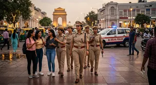 महिला सुरक्षा को लेकर एलजी संधू ने महिला पुलिसकर्मियों को सड़कों पर उतरने के दिए निर्देश। (एआई जेनरेटेड इमेज)