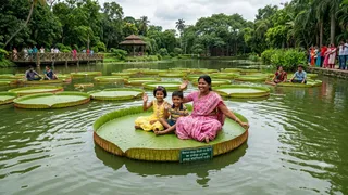हावड़ा बोटैनिकल गार्डन में अनोखा प्रयोग (AI जेनरेटेड फोटो)