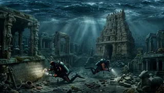 प्राचीन पूम्पुहार शहर।