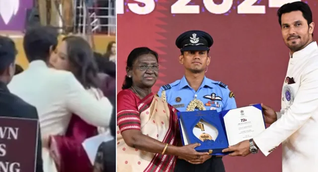 25 साल में पहला National Award जीत भर आया Randeep Hooda का दिल, पत्नी और पिता को लगाया गले; वीडियो वायरल