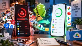 Android फोन में स्टोरेज ऐसे खाली करें। Photo- ChatGPT.