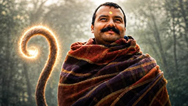 ‘हनुमान अंश’ की टीम ने किए श्रीरामलला के दर्शन, महंत नृत्य गोपाल दास ने कराया मंदिर परिसर का भ्रमण

