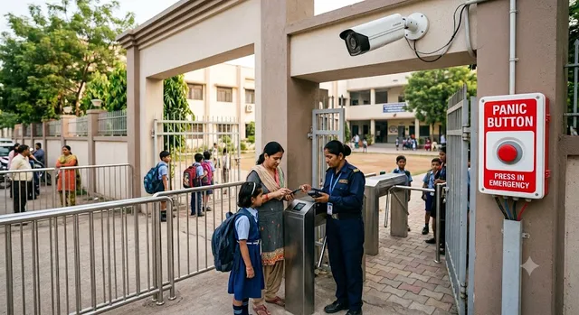 स्कूलों में अब पैनिक बटन और CCTV लगाना अनिवार्य, बिना OTP के नहीं मिलेगी एंट्री; 16 बिंदुओं पर होगा सिक्योरिटी ऑडिट
