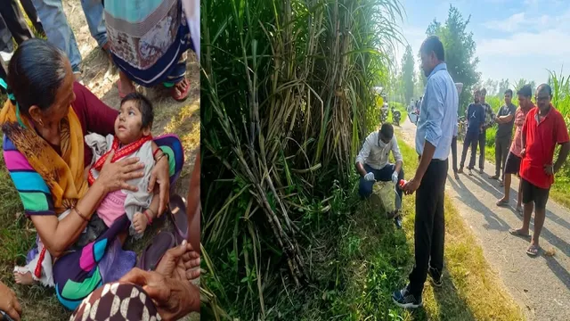 महिला की हत्या कर शव खेत में फेंका, मां के अधजले जिस्म के पास बिलखती रही डेढ़ साल की मासूम; बिजनौर पुलिस ने शुरू की जांच