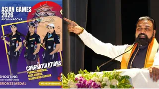 एशियन गेम्स 2026 में भारतीय टीम के प्रदर्शन पर सीएम सम्राट चौधरी ने दी बधाई।