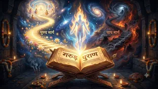 मृत्यु के समय आत्मा के निकलने के द्वार और स्वर्ग-नर्क का रहस्य (Picture Credit: AI Generated)