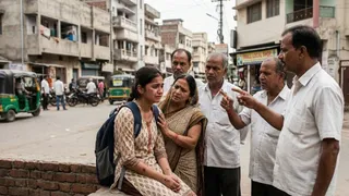 बात करने से मना करने पर छात्रा से मारपीट (एआई जेनरेटेड तस्वीर)