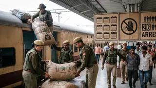 रांची रेल मंडल में RPF का बड़ा क्रैकडाउन (एआई जेनरेटेड तस्वीर)
