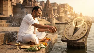पितृ पक्ष श्राद्ध: कुतुप काल और अभिजीत मुहूर्त का विशेष महत्व (Picture Credit: AI Generated)