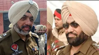 बर्खास्त AIG राजजीत सिंह और इंस्पेक्टर इंद्रजीत सिंह।