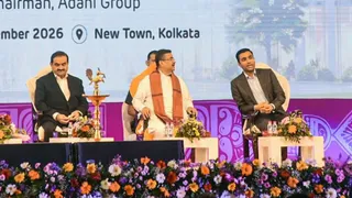 कोलकाता के न्यूटाउन में रखी गई 2000 बेड वाले अस्पताल की नींव (फोटो-एएनआइ)