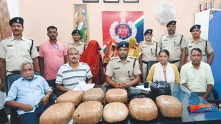 Bhagalpur Kaviguru Express Ganja Seized