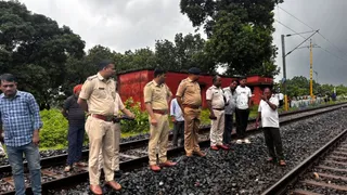 Jamui Vande Bharat Express Rail Accident: जमुई रेलखंड अंतर्गत रानीकुरा रेलवे फाटक के समीप पोल संख्या 370 के पास दुर्घटनास्थल