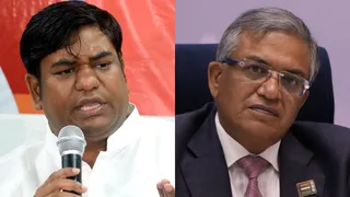 वीआईपी चीफ मुकेश सहनी और मुख्य चुनाव आयुक्त मुकेश सहनी। PTI