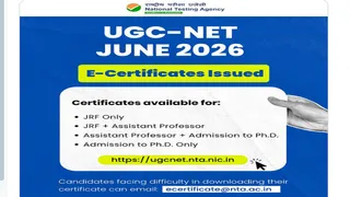 UGC NET June 2026 E-Certificates Available