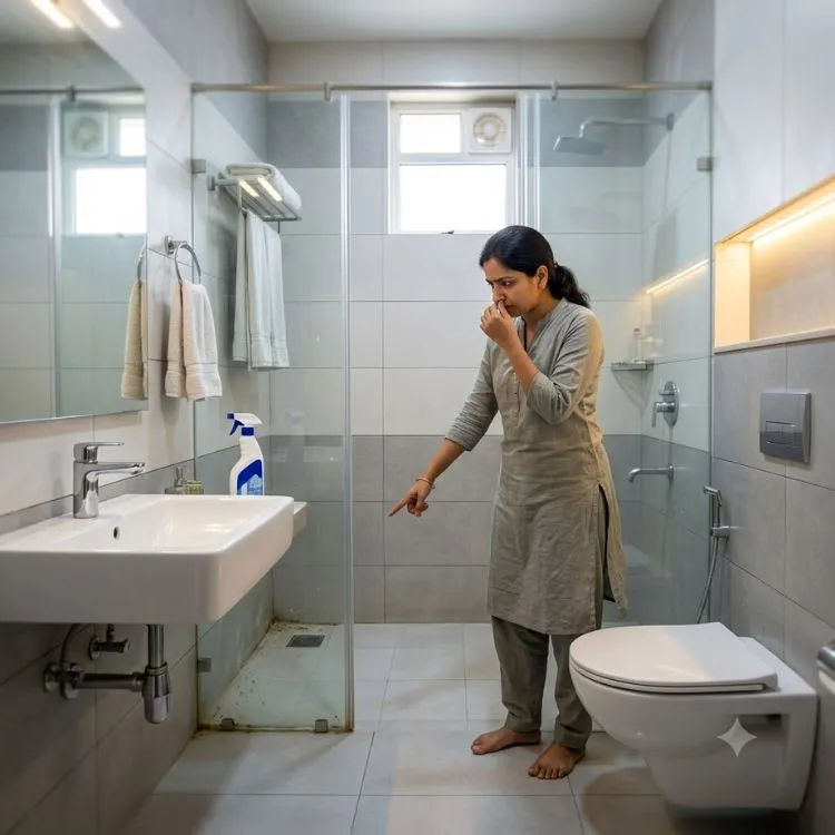 bathroom drain smell solution