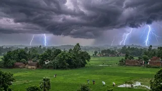 बिहार का मौसम (एआई जेनरेटेड तस्वीर)