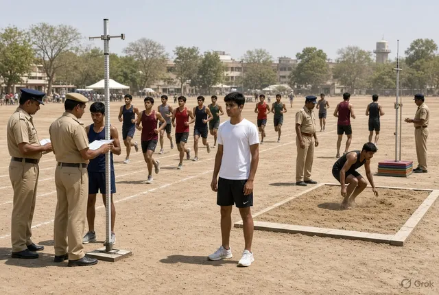 दूसरे ने दी फिजिकल परीक्षा, खुद देने पहुंचा हाइट-चेस्ट का माप; दिल्ली पुलिस भर्ती परीक्षा में पकड़ा गया अभ्यर्थी - delhi police bharti constable exam impersonation fraud caught vazeerabad dpa