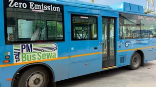 gurugram electric city bus
