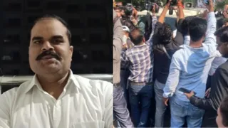 निलंबित टीआई राजन सिंह का वीडियो सामने आया।