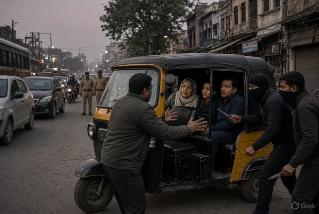 रिक्शा रोककर यात्रियों से लूटपाट की कोशिश, विरोध पर चाकूबाजी में एक की मौत; देखते रहे राहगीर
