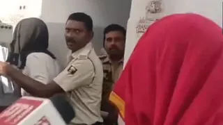 पुलिस की गिरफ्त में आरोपित।