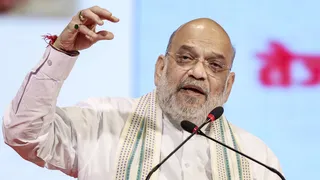 अमित शाह ने गिनाई भारत की प्रगति (फोटो-PTI)