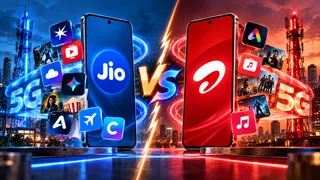 Jio और Airtel के 3599 रुपये प्लान्स की तुलना यहां देखें। Photo- ChatGPT.