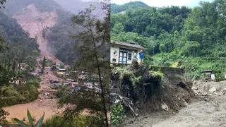 सिक्किम में मलबे में दब रहा है रिम्बी गांव