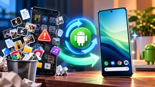 Android फोन को फैक्ट्री रीसेट ऐसे करें। Photo- ChatGPT.
