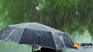 बादलों की आवाजाही के बीच हुई तेज बारिश