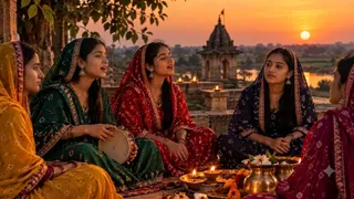 मालवा क्षेत्र में संज्या की परंपरा और लोकगीत (Image Source: AI Generated)