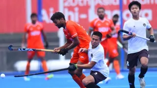 हॉकी मैच में जापान पर भारत की 2-0 की जीत से गाजीपुर में खुशी।