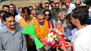 जिला मंडी के बल्ह क्षेत्र में पहुंचे सीएम सुखविन्द्र सिंह सुक्खू। जागरण