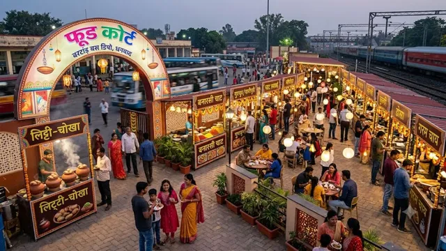 धनबाद में चौपाटी जैसा अहसास: बरटांड़ बस डिपो में खुला फूड कोर्ट, लिट्टी-चोखा से लेकर बनारसी चाट का मिलेगा स्वाद