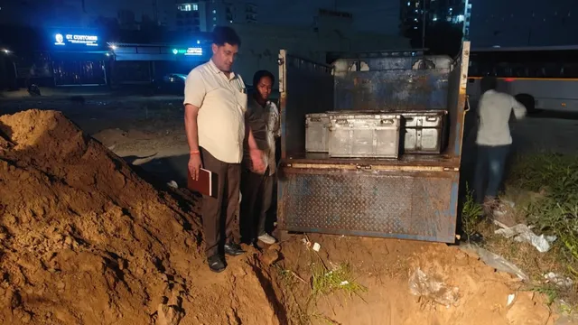 रेवाड़ी में मेवात से कैंटर में भरकर लाया जा रहा था 550 किलो संदिग्ध पनीर, जांच के बाद किया नष्ट
