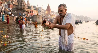 कैसे करें पितरों को प्रसन्न (Picture Credit: AI Generated)