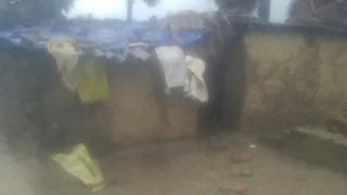 इसी घर में सोए थे मां और दोनों बच्चे। जागरण