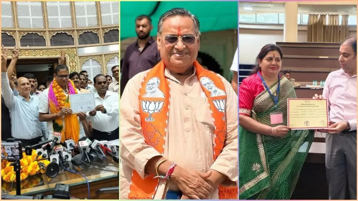 राजस्थान में भाजपा का 'क्लीन स्वीप': 10 में से 9 नगर निगमों में bjp का महापौर, विपक्ष का सूपड़ा साफ