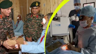 जम्मू-कश्मीर में LoC के पास बसे 220 लोगों को मिली नई दृष्टि (जागरण फोटो)