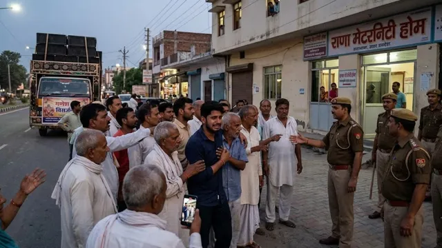मेरठ में प्रसव के बाद महिला की मौत पर हंगामा, परिवार वालों का आरोप- डीजे की तेज आवाज से बिगड़ी तबीयत
