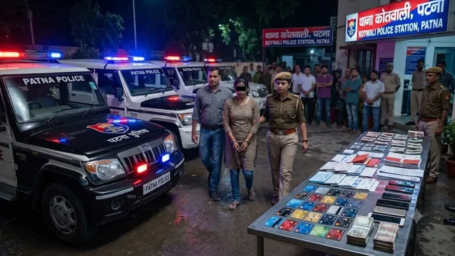 साइबर ठगी के लिए गावों में कैंप लगाकर खुलवाए थे 500 बैंक खाते, पटना में बड़े सिंडिकेट का पर्दाफाश
