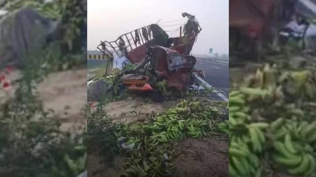 कैथल में एक्सप्रेस-वे पर खड़े ट्रक को दूसरे ट्रक ने मारी टक्कर, दो ड्राइवरों सहित तीन की मौत; 50 लाख का डोडा-पोस्त बरामद
