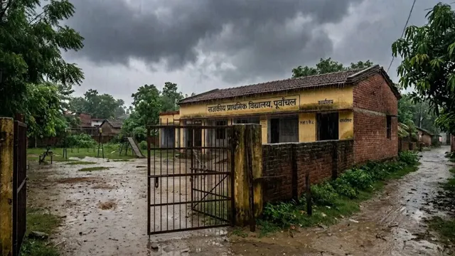 पूर्वांचल के जिलों में भारी बारिश का येलो अलर्ट, बलिया में कक्षा एक से आठ तक के स्कूल बंद